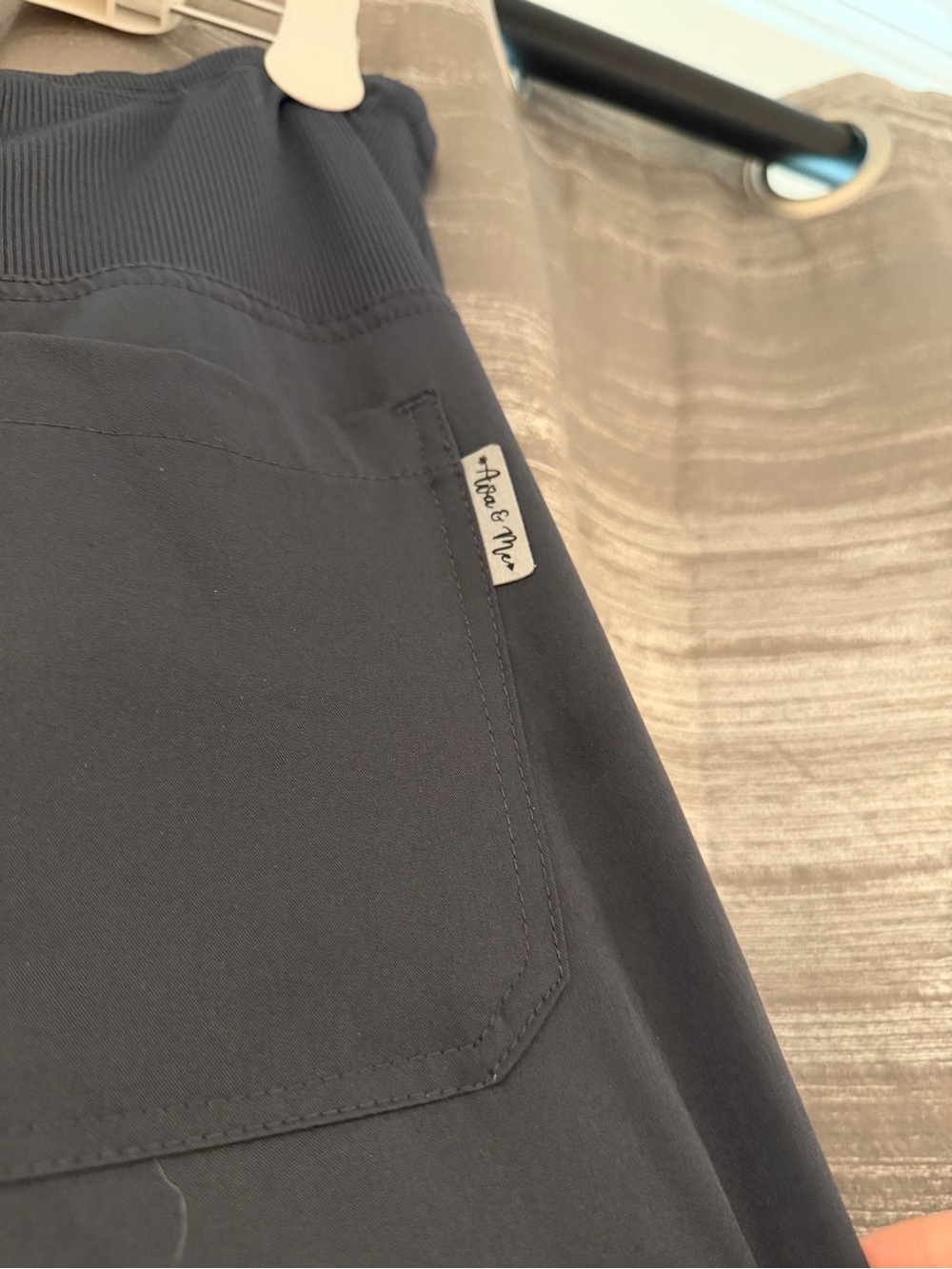 aerie Maternity Bootcut Cargo Pants in Charcoal - Picture 4 of 7
